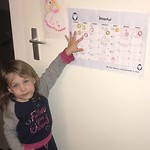 Joni plakt iedere dag trots een sticker op de aftelkalender