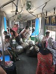 Alle boodschappen gaan mee in de trein