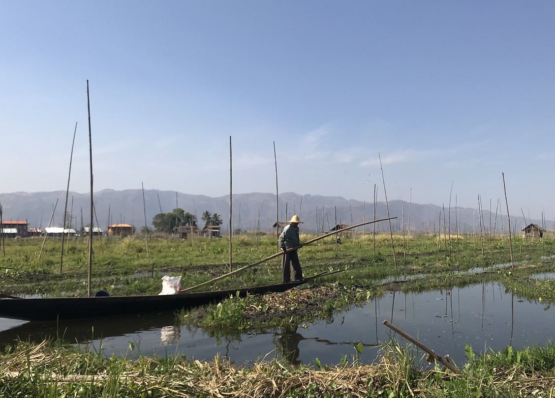 Ambachtswerk op het Inle Lake
