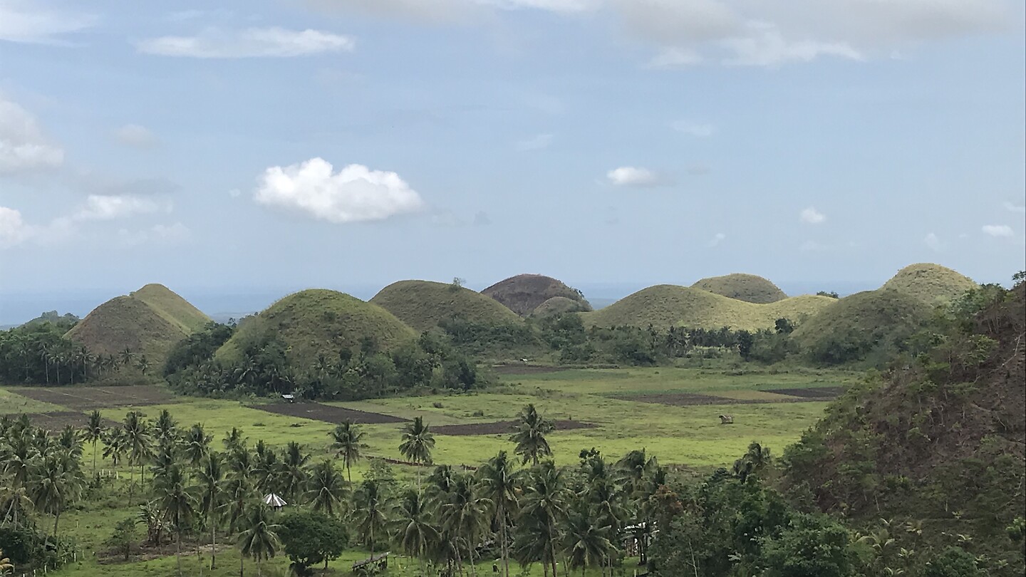 De gekke Chocolate Hills op Bohol