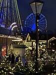 Kerstsfeer in het Lisepark