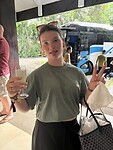 Welkomst drankje in hotel lake side