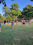 Volleybal, de kids tegen de ouders