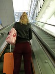 Metershoge roltrappen Hong Kong Airport
