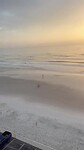 Strand Daytona Beach, vlak na zonsopgang