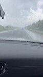 Regenbui onderweg