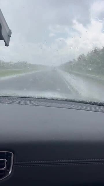 Regenbui onderweg