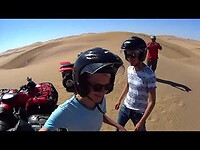 Quad Riding in de duinen van Swakopmund