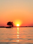 Sunset Chobe river
