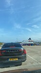 Inchecken bij de boot in Newcastle