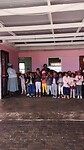 Kinderen op school in township