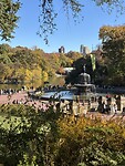 Uitzicht op het meer in Central Park