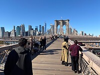 Uitzicht op de Brooklyn-brug