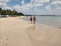 Het verlaten strand