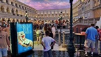 Venetian: canal shops