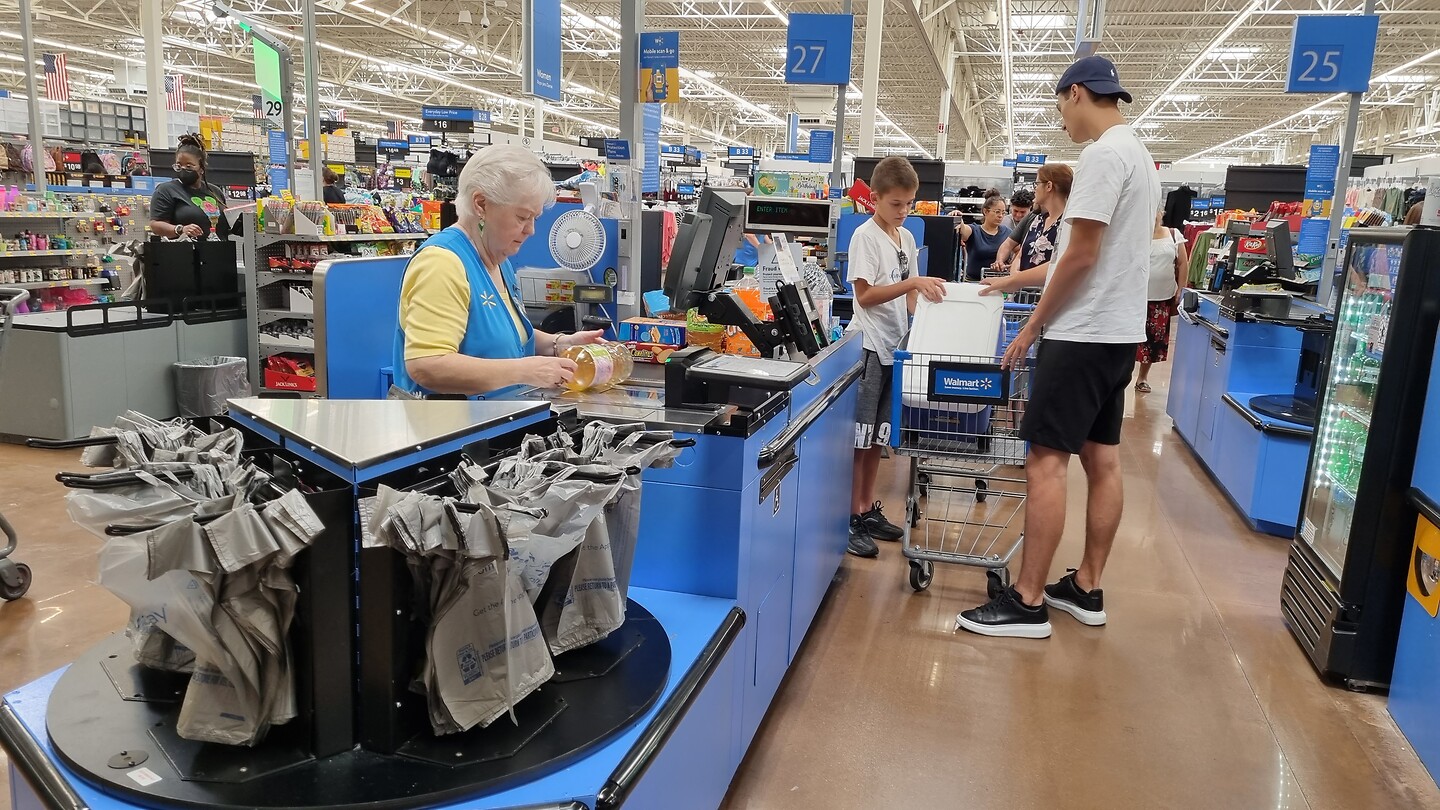 Granny in de Walmart