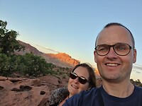 Capitol Reef: sunset