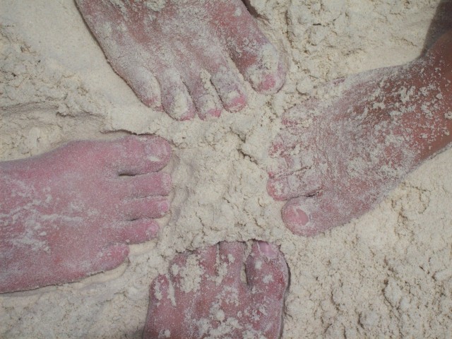 poederwit zand op Maya bay, The Beach