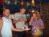 kip eten op markt