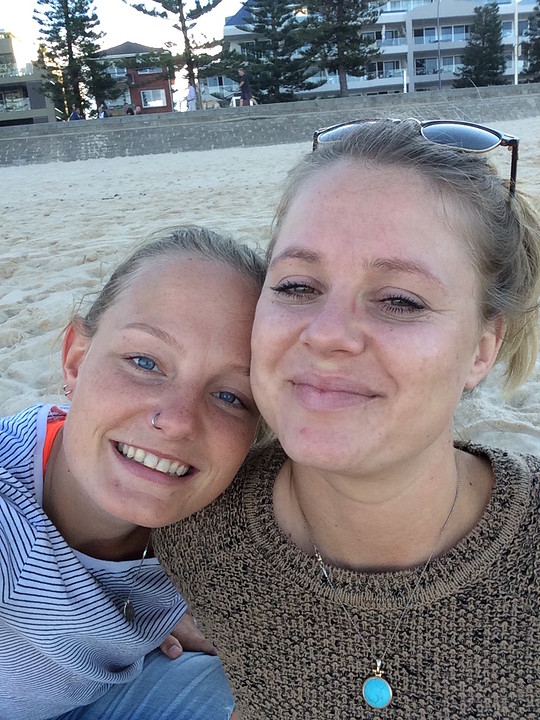 Samen met Li op Manly