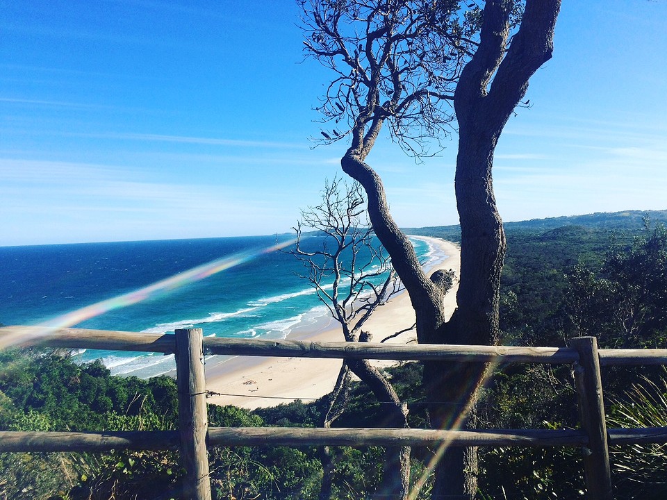Byron vanaf lighthouse point