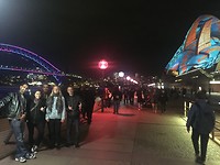 Vivid Sydney met groep van Ironwood (farmwork)