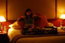 Terug in Hotel met onze koopjes....