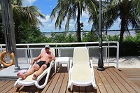 Relaxen na een heftige fietstocht