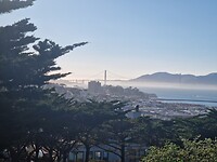Uitzicht SF op Coit tower
