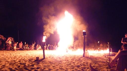 Fire on The Beach