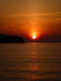 sunset pantai cenang