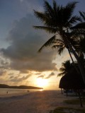 sunset pantai cenang
