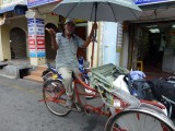 rikshaw naar m'n hostel