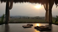 Dee Jai Backpackers hostel uitzicht!