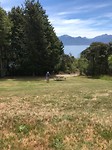 De dagreactie plek bij Lake Manapouri