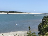 Delta Haast River naar Tasman zee