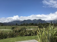 Foto vanaf het terras bij Lake Matheson