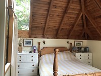 our bedroom in the Cottage in Russell