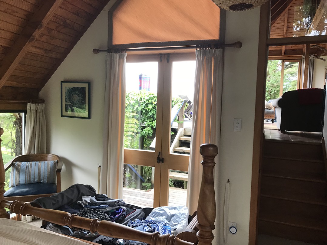vanuit de slaapkamer kun je ook naar het terras