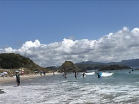 zo druk strand hebben we de afgelopen weken niet gezien