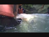 Canyoning, het begint meteen spannend