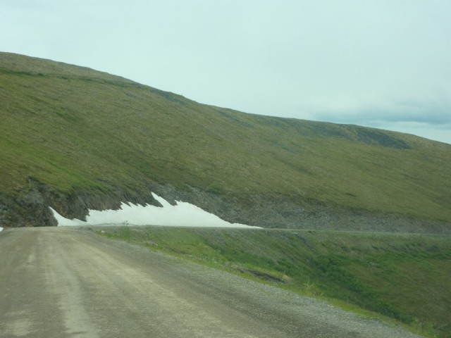 snow on dempster
