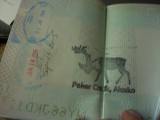 stamp in pasport