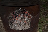 potatos in the coal