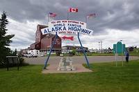 start of Alaska highway