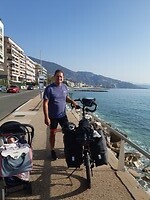start van de 1e dag in Menton