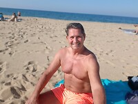 FF relaxen op het strand