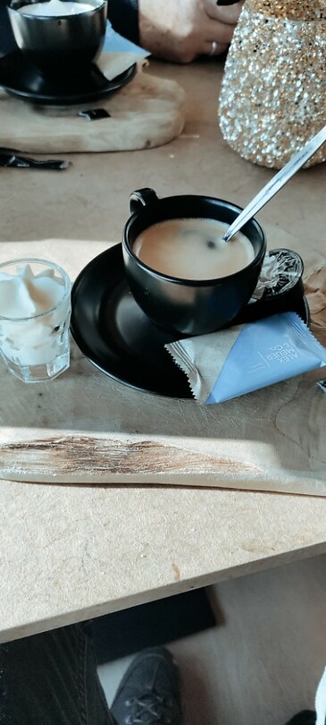 Koffie bij de veerterminal