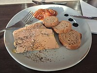 Het voorgerecht in het casino van Bourbonne