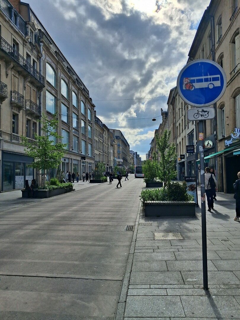 Gewoon een straat in Nancy